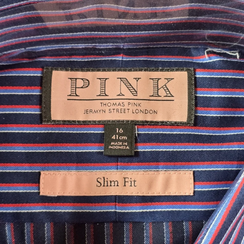 👚 Thomas Pink 👚 French Cuff Formal Dress Shirt - Picture 2 of 7
